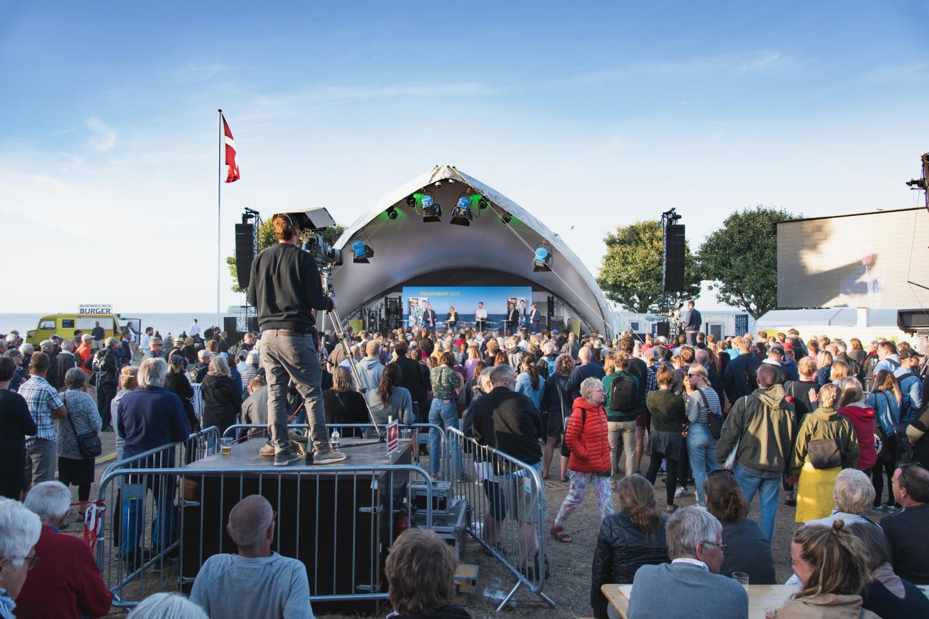Folkemødet i fuld aktion i Allinge på Bornholm