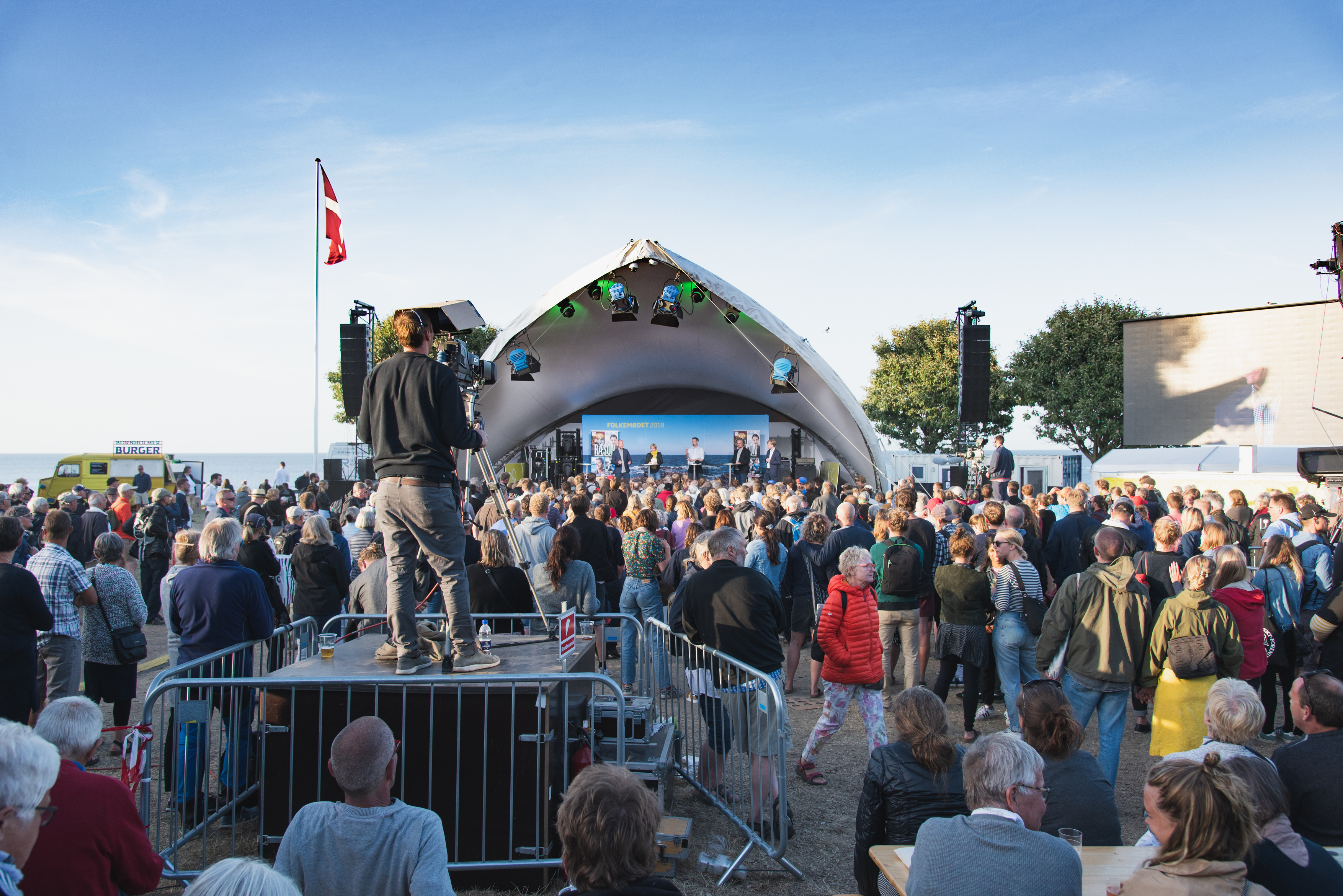 Folkemødet i fuld aktion i Allinge på Bornholm