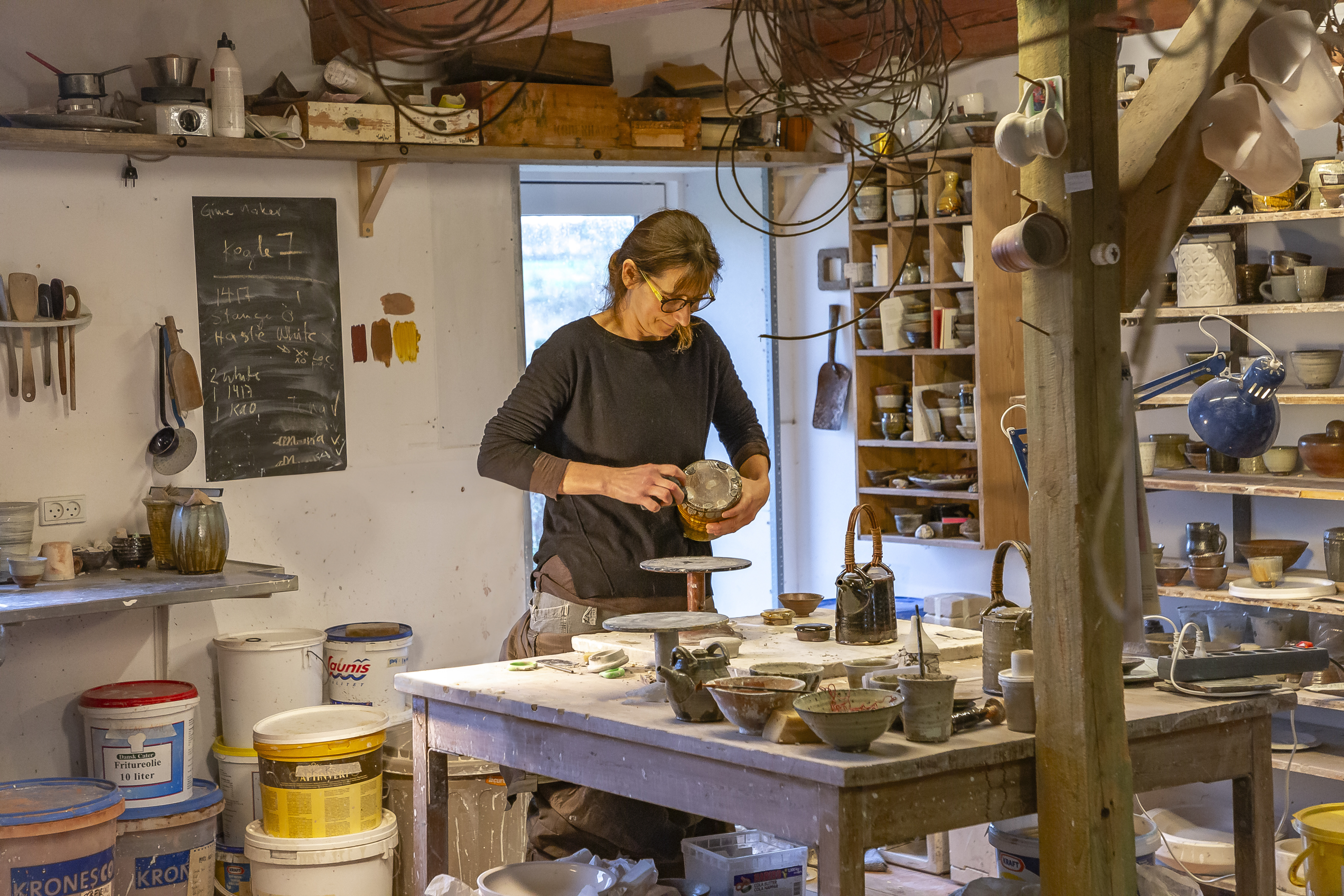Keramiker på arbejde