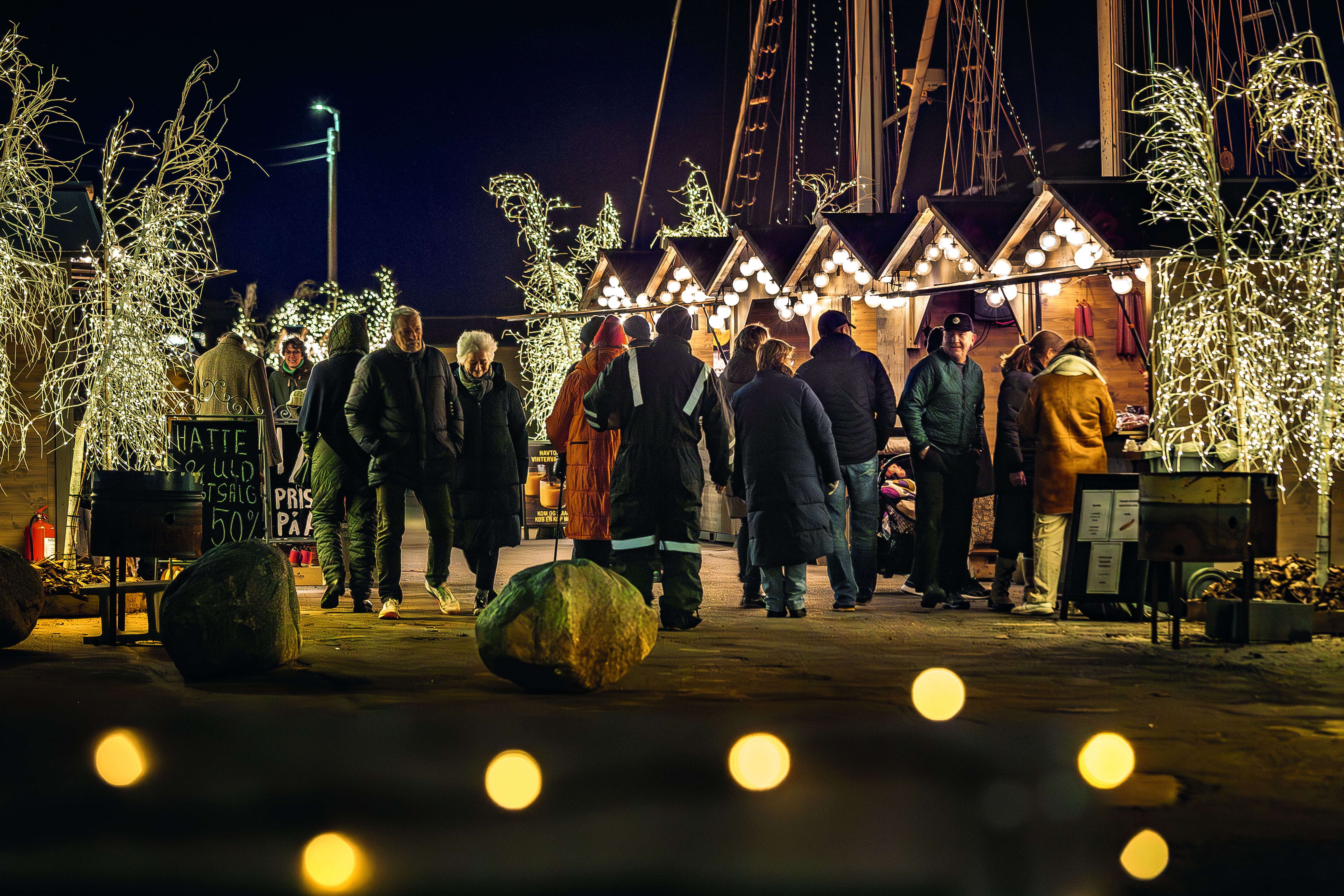 Julemarkedet på havnen i Nexø