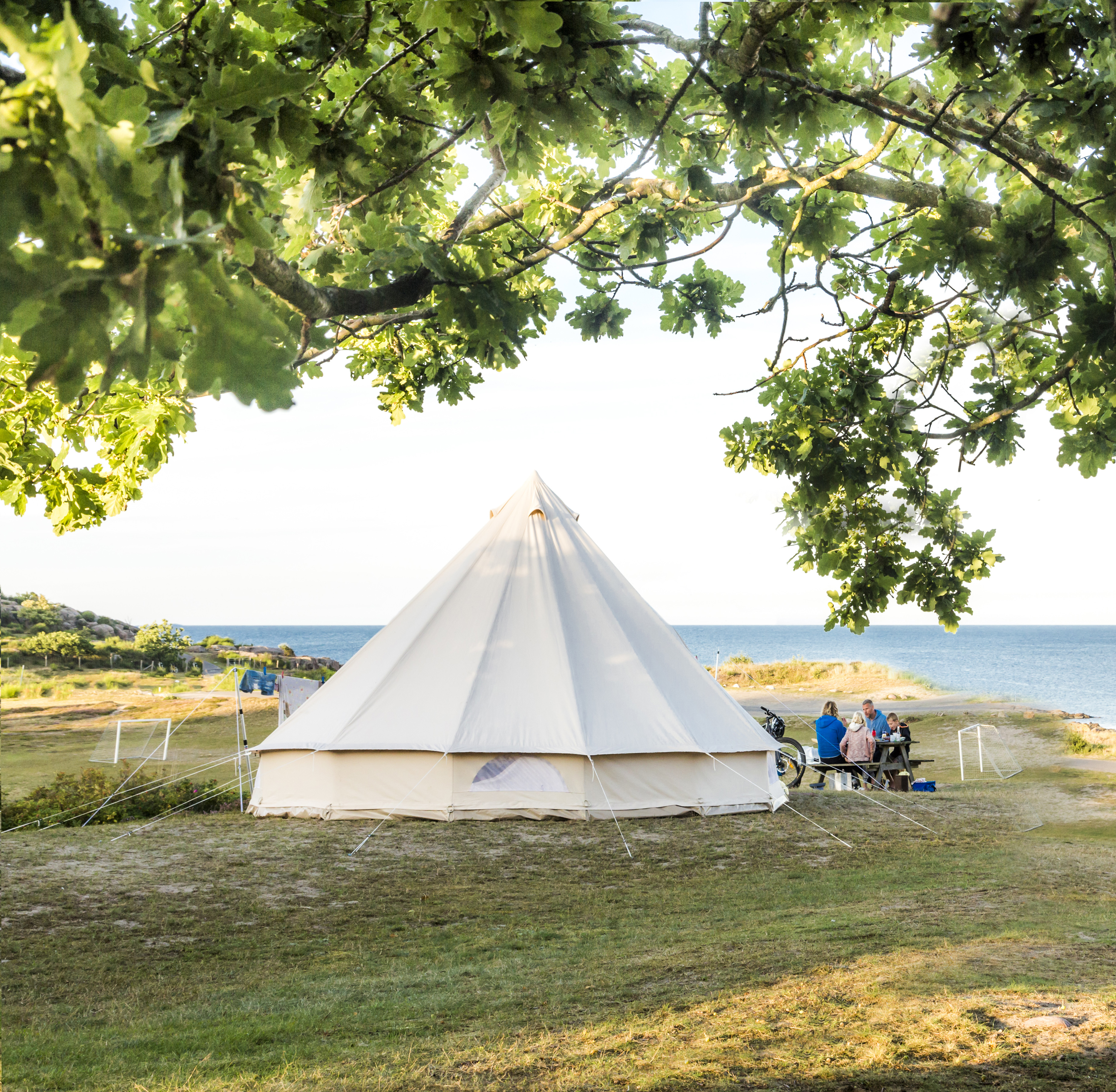 Camping i Sandvig