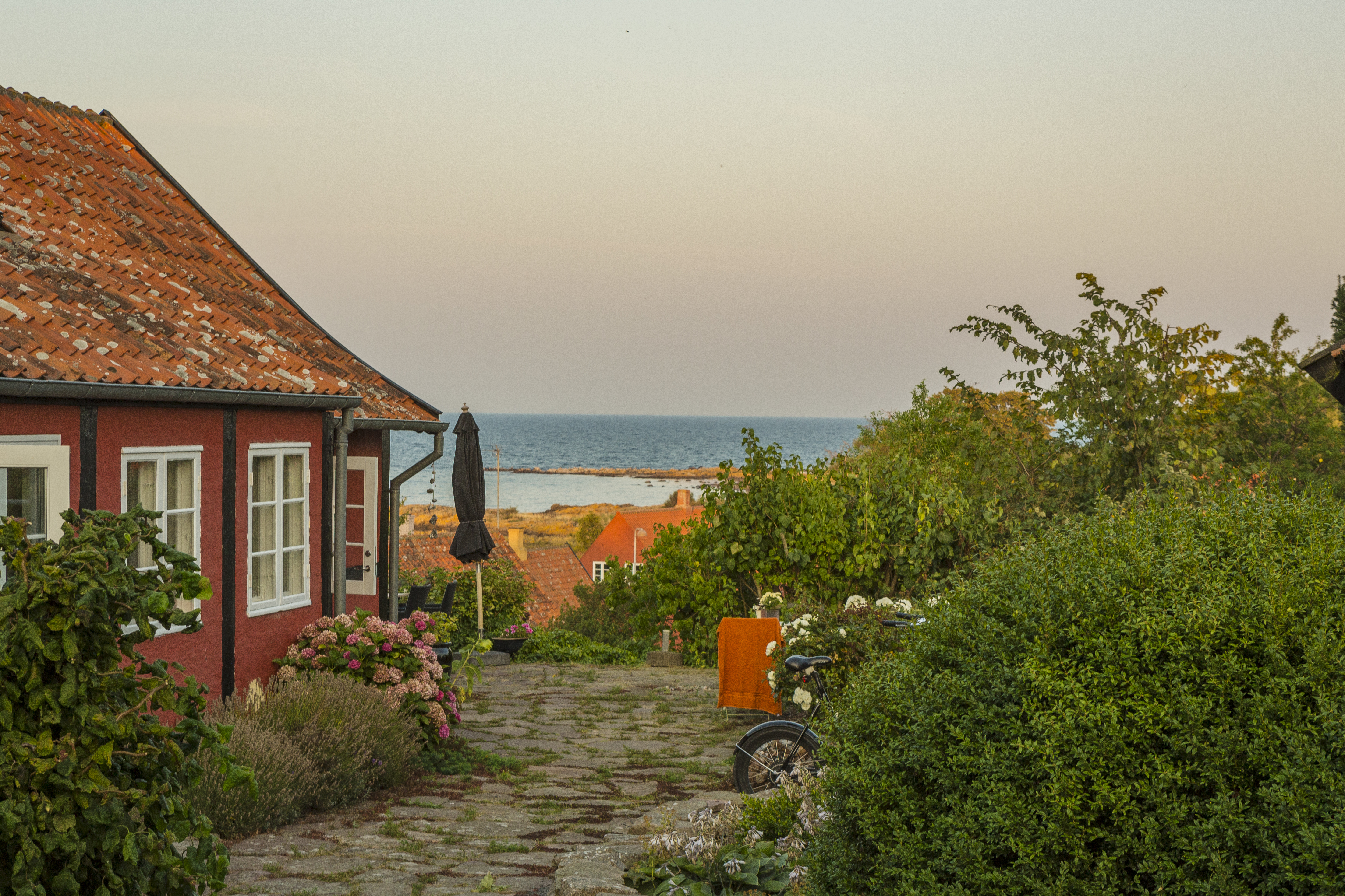 Bindingsværkshus i Svaneke