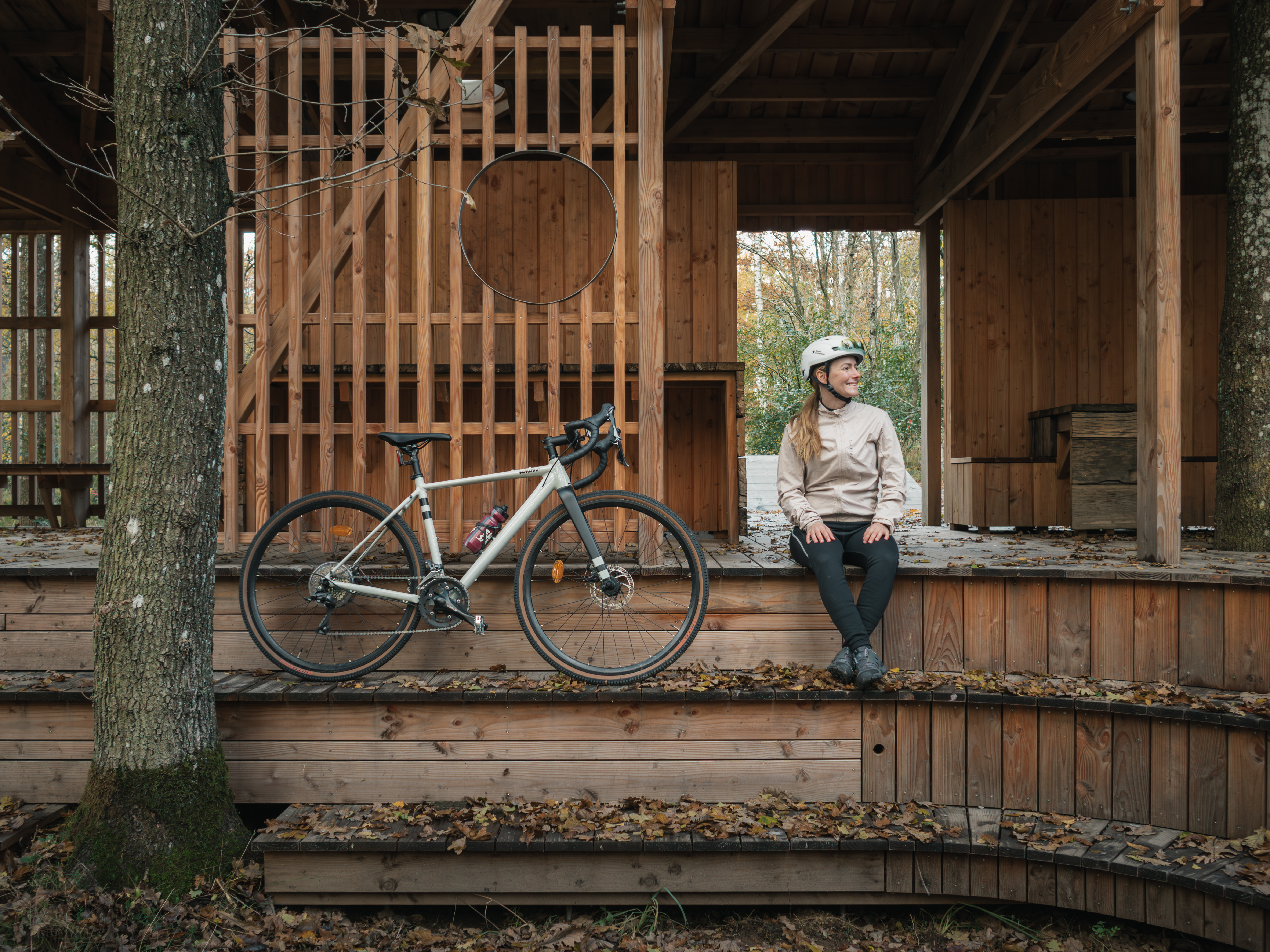 Pause ved Trailcenter Rytterknægten