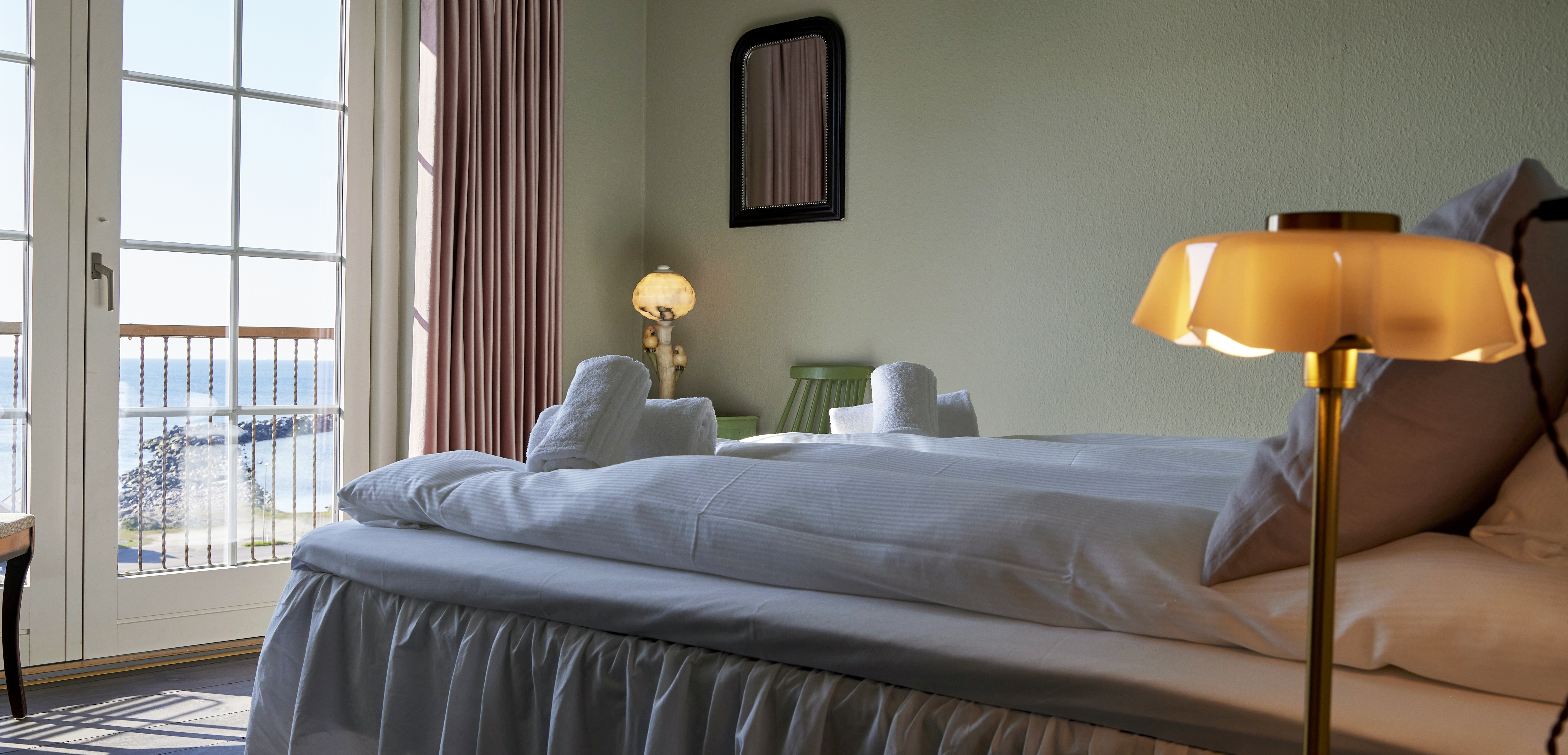 Værelse på Hotel Kysten