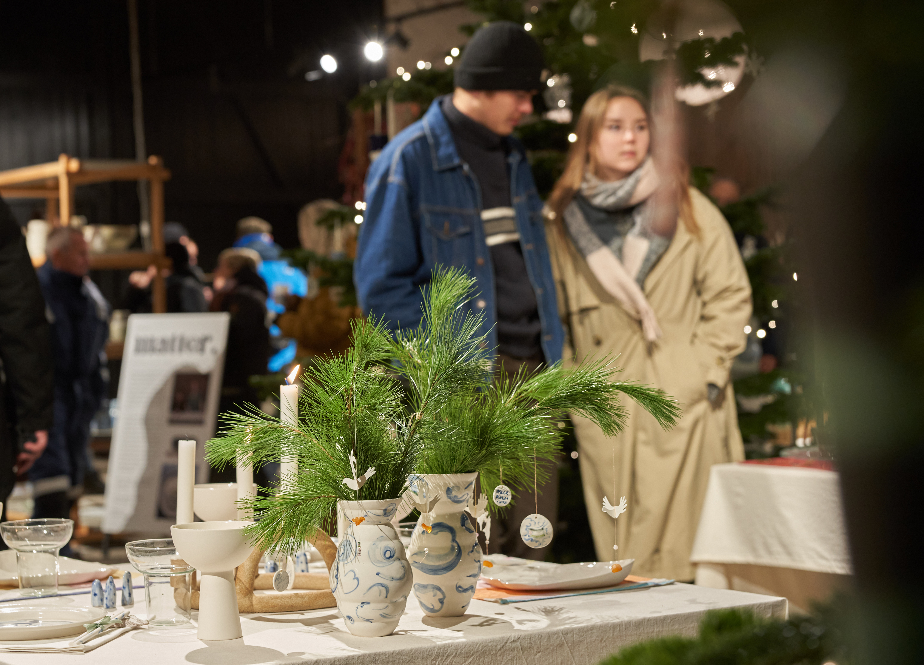 Stemning til julemarked