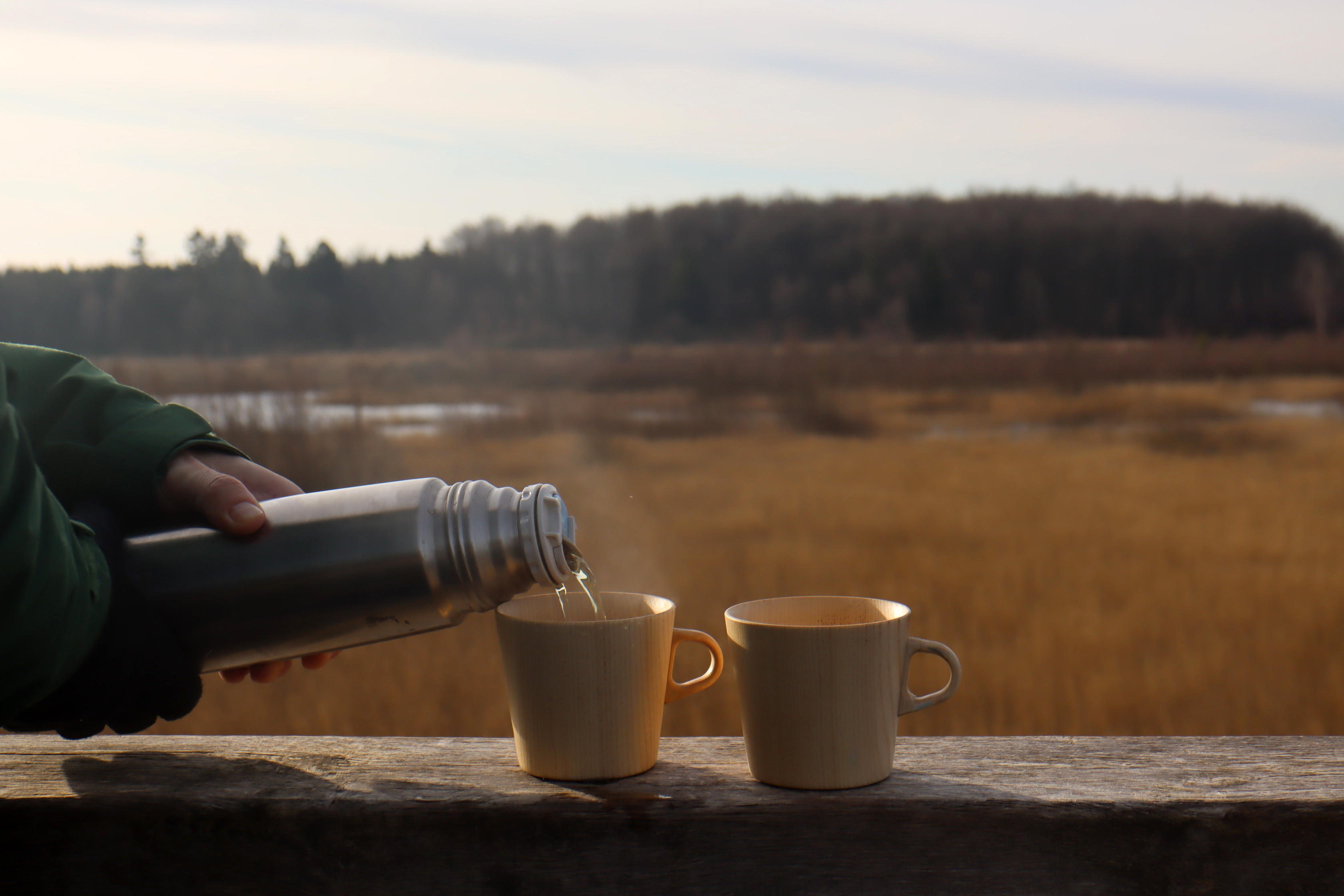 Kaffepause på vandreturen