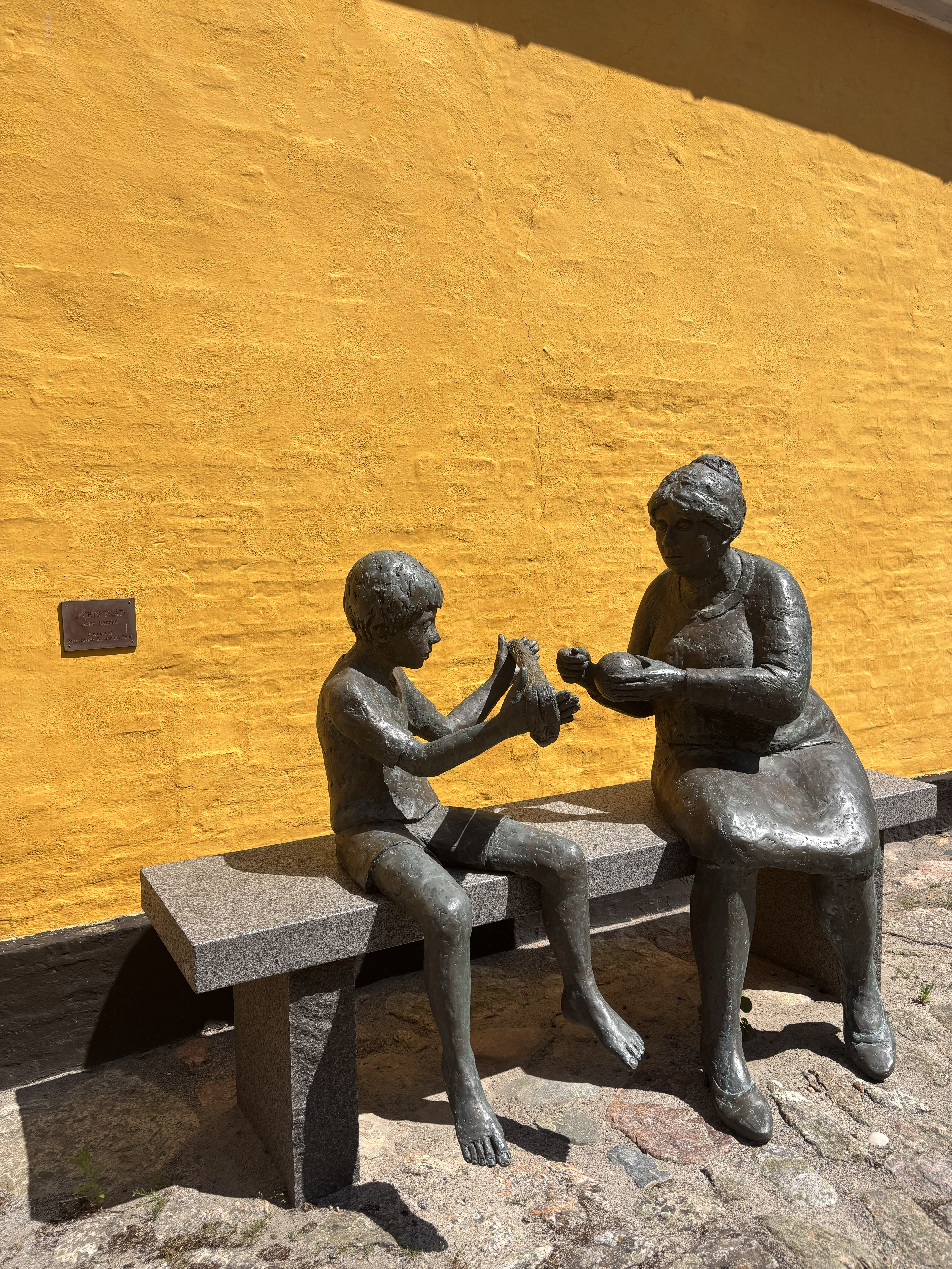 Skulptur ved Svanekegaarden